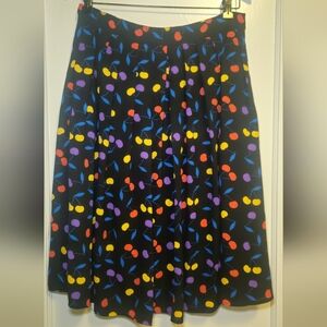 Colorful Cherry Print Women's Skirt
